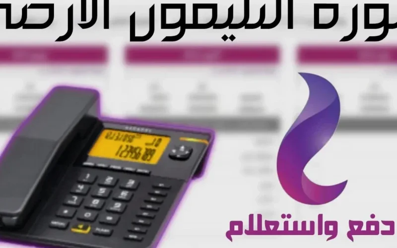 رابط وخطوات الاستعلام عن فاتورة التليفون الأرضي لشهر مايو 2025 عبر موقع billing.te.eg وطريقة سدادها بسهولة